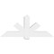 Ekena Millwork Kennewick Architectural Grade PVC Gable Bracket, 60"W x 25"H x 6"D x 6"F, 10/12 Pitch GBP060X25X0606KEN00 - alternate 3